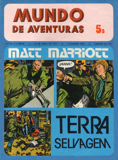 Cover for Mundo de Aventuras (Agência Portuguesa de Revistas, 1973 series) #30