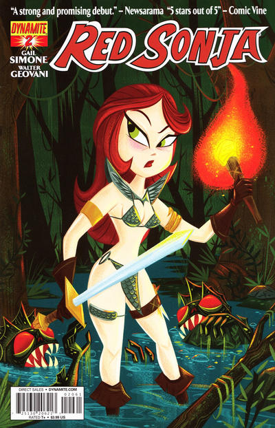 Cover for Red Sonja (Dynamite Entertainment, 2013 series) #2 [Exclusive Subscription Cover]