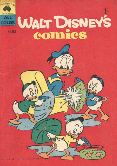 Cover for Walt Disney's Comics (W. G. Publications; Wogan Publications, 1946 series) #167
