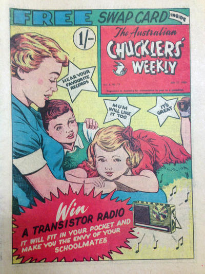 Cover for Chucklers' Weekly (Consolidated Press, 1954 series) #v6#12