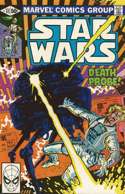 Cover for Star Wars (Marvel, 1977 series) #45 [Direct]