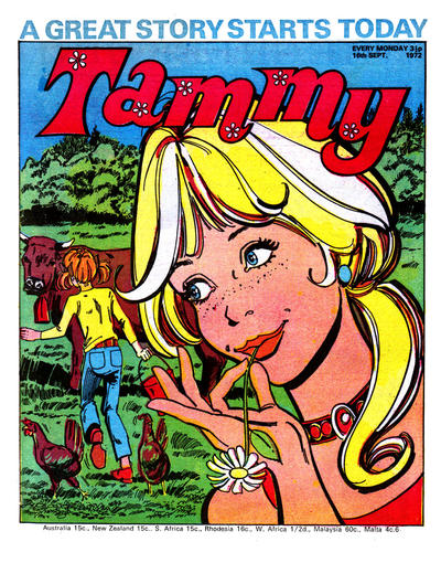 Cover for Tammy (IPC, 1971 series) #16 September 1972