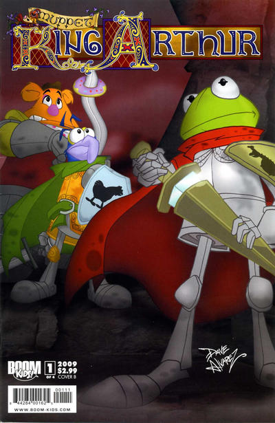 Cover for Muppet King Arthur (Boom! Studios, 2009 series) #1 [Cover B]