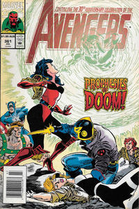 Cover for The Avengers (Marvel, 1963 series) #361 [Australian]