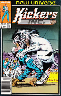 Cover for Kickers, Inc. (Marvel, 1986 series) #7 [Direct]