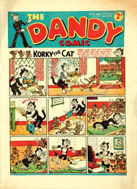 Cover Thumbnail for The Dandy Comic (D.C. Thomson, 1937 series) #81