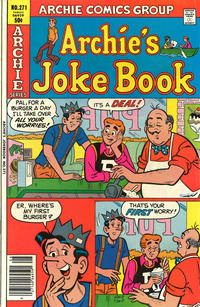 Cover Thumbnail for Archie's Joke Book Magazine (Archie, 1953 series) #271