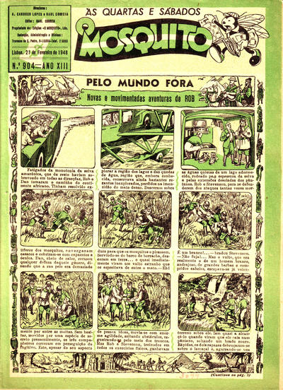 Cover for O Mosquito [Série 1] (Edições O Mosquito, Lda, 1936 series) #904