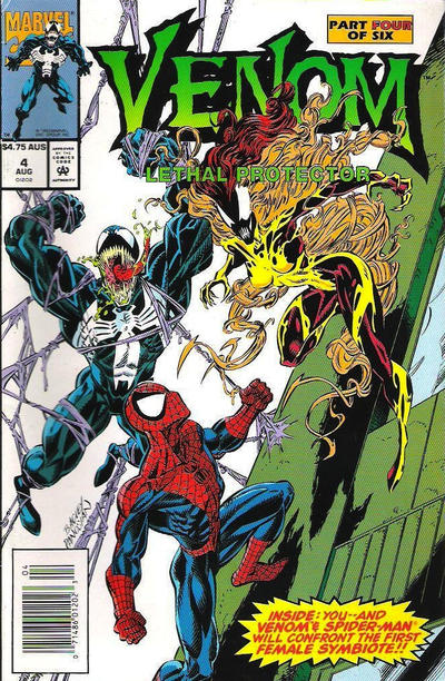 Cover for Venom: Lethal Protector (Marvel, 1993 series) #4 [Australian]