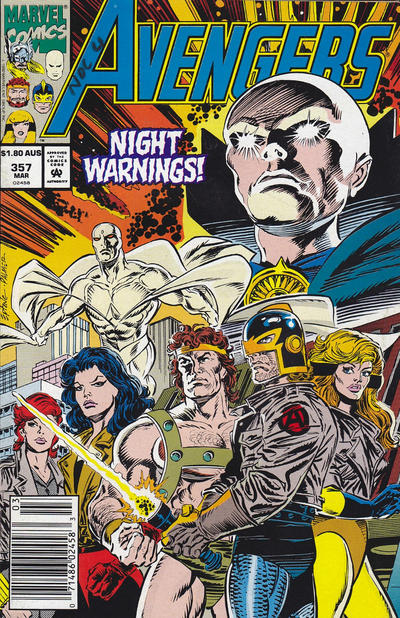Cover for The Avengers (Marvel, 1963 series) #357 [Australian]