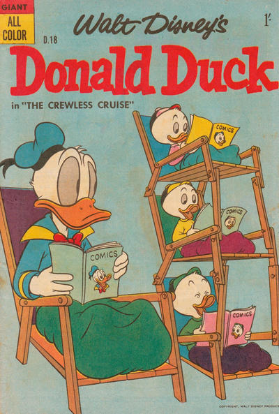 Cover for Walt Disney's Donald Duck (W. G. Publications; Wogan Publications, 1954 series) #18