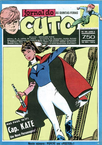 Cover for Jornal do Cuto (Portugal Press, 1971 series) #84