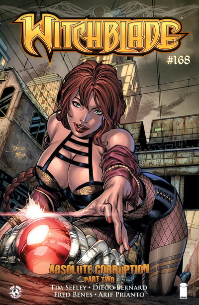 Cover for Witchblade (Image, 1995 series) #168 [Diego Bernard Cover]