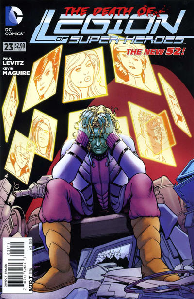 Cover for Legion of Super-Heroes (DC, 2011 series) #23 [Direct Sales]