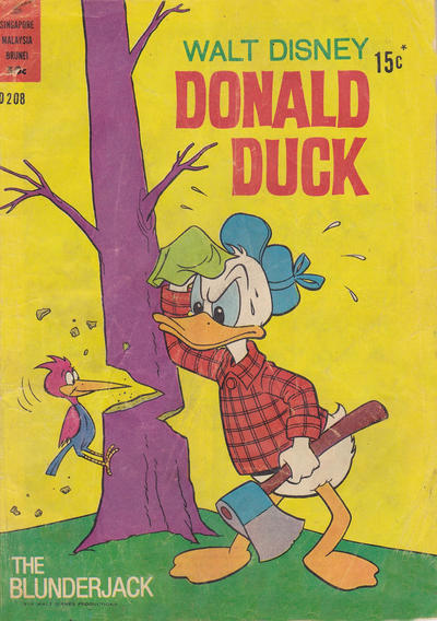 Cover for Walt Disney's Donald Duck (W. G. Publications; Wogan Publications, 1954 series) #208