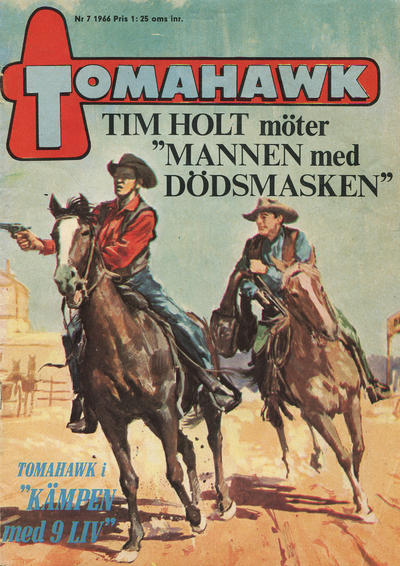 Cover for Tomahawk (Centerförlaget, 1951 series) #7/1966