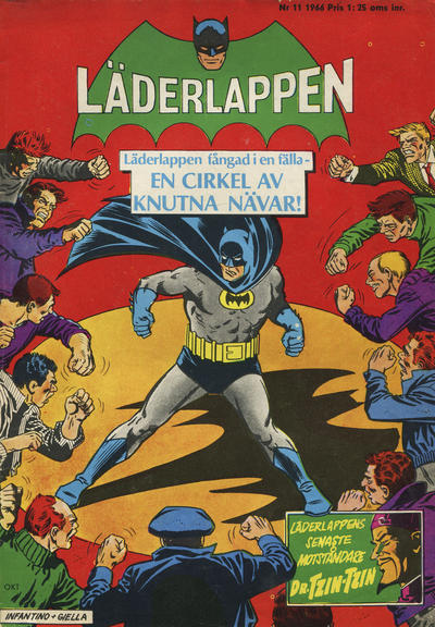 Cover for Läderlappen (Centerförlaget, 1956 series) #11/1966