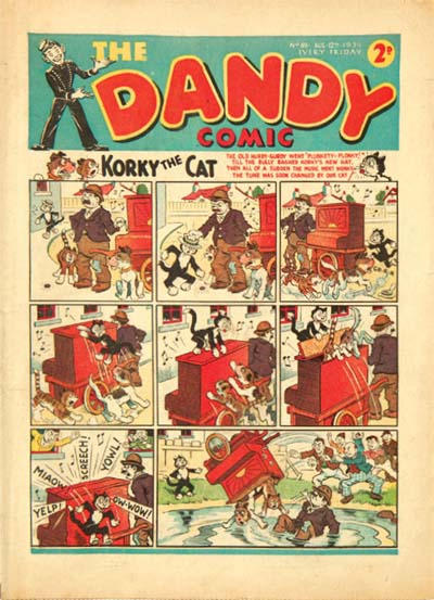 Cover for The Dandy Comic (D.C. Thomson, 1937 series) #89