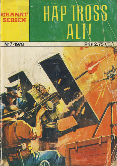 Cover for Granat Serien (Atlantic Forlag, 1976 series) #7/1978