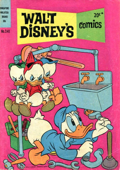 Cover for Walt Disney's Comics (W. G. Publications; Wogan Publications, 1946 series) #341