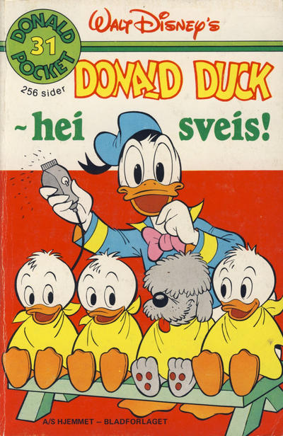 Cover for Donald Pocket (Hjemmet / Egmont, 1968 series) #31 - Donald Duck - hei sveis! [1. opplag]