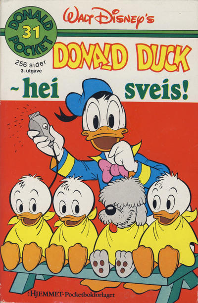 Cover for Donald Pocket (Hjemmet / Egmont, 1968 series) #31 - Donald Duck - hei sveis! [2. opplag]