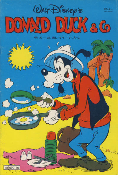 Cover for Donald Duck & Co (Hjemmet / Egmont, 1948 series) #30/1978