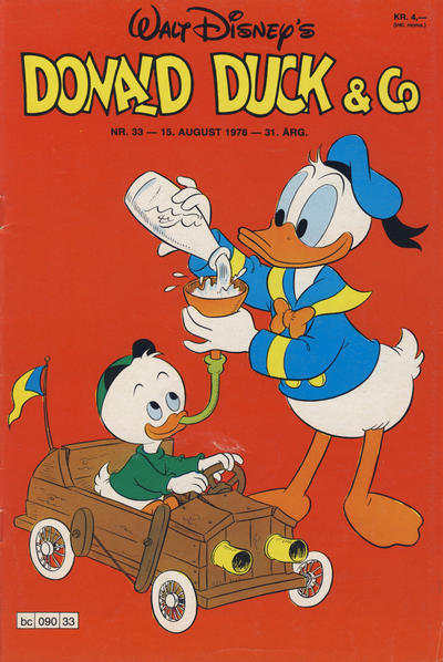 Cover for Donald Duck & Co (Hjemmet / Egmont, 1948 series) #33/1978