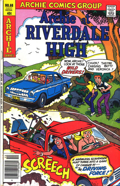 Cover for Archie at Riverdale High (Archie, 1972 series) #68