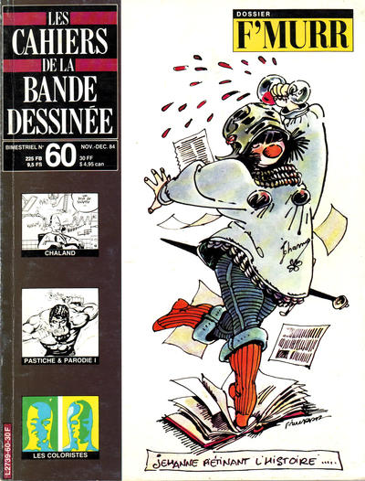 Cover for Les Cahiers de la Bande Dessinée (Glénat, 1984 series) #60