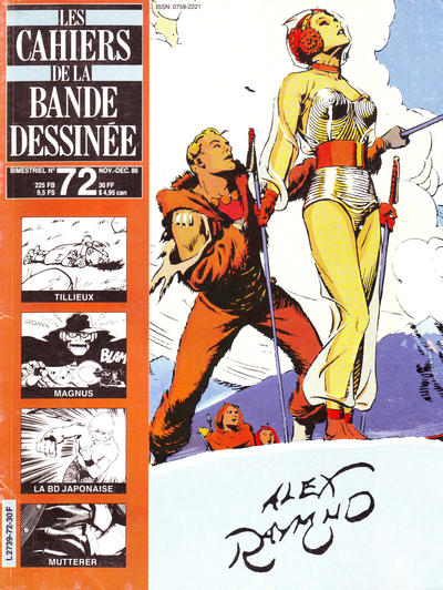 Cover for Les Cahiers de la Bande Dessinée (Glénat, 1984 series) #72