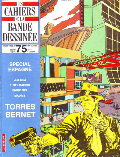 Cover for Les Cahiers de la Bande Dessinée (Glénat, 1984 series) #75