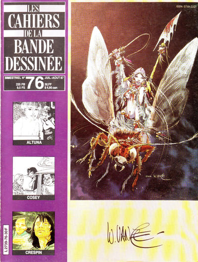 Cover for Les Cahiers de la Bande Dessinée (Glénat, 1984 series) #76