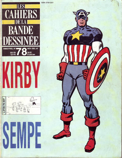 Cover for Les Cahiers de la Bande Dessinée (Glénat, 1984 series) #78