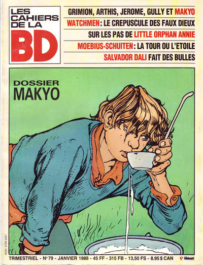 Cover for Les Cahiers de la Bande Dessinée (Glénat, 1984 series) #79