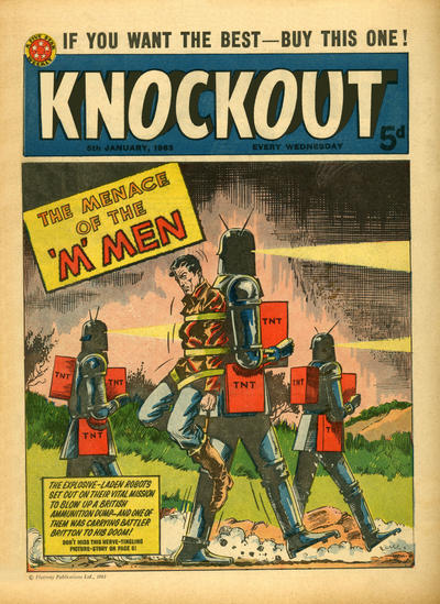 Cover for Knockout (Amalgamated Press, 1939 series) #5 January 1963 [1245]