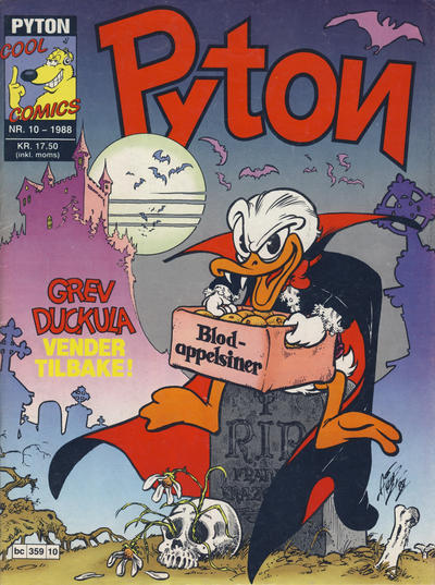 Cover for Pyton (Bladkompaniet / Schibsted, 1988 series) #10/1988