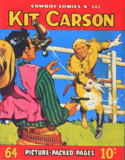 Cover for Cowboy Comics (Amalgamated Press, 1950 series) #181