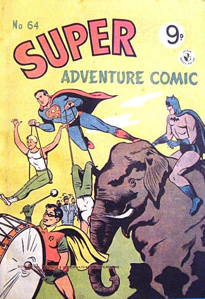 Cover for Super Adventure Comic (K. G. Murray, 1950 series) #64 [9d]