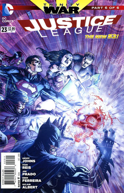 Cover for Justice League (DC, 2011 series) #23 [Direct Sales]