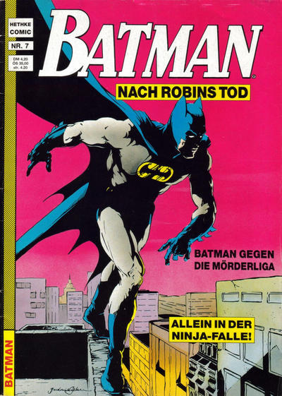 Cover for Batman (Norbert Hethke Verlag, 1989 series) #7