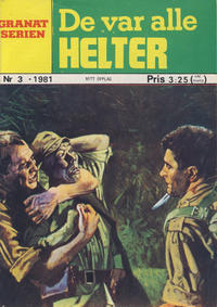 Cover for Granat Serien (Atlantic Forlag, 1976 series) #3/1981
