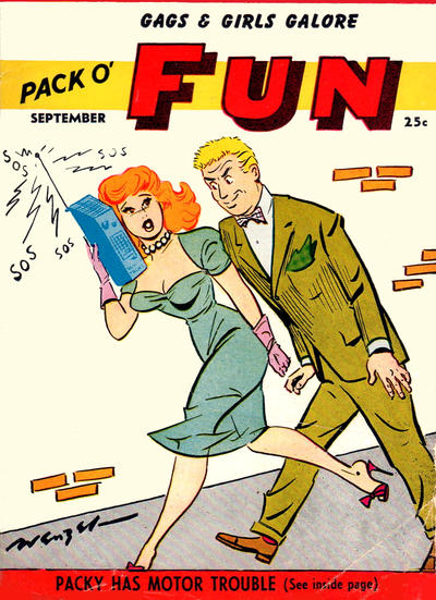 Cover for Pack O' Fun (Magna Publications, 1942 series) #v7#1 [September 1950]