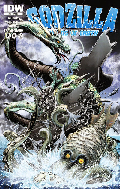 Cover for Godzilla: Rulers of Earth (IDW, 2013 series) #3 [Cover RI - Jeff Zornow variant]
