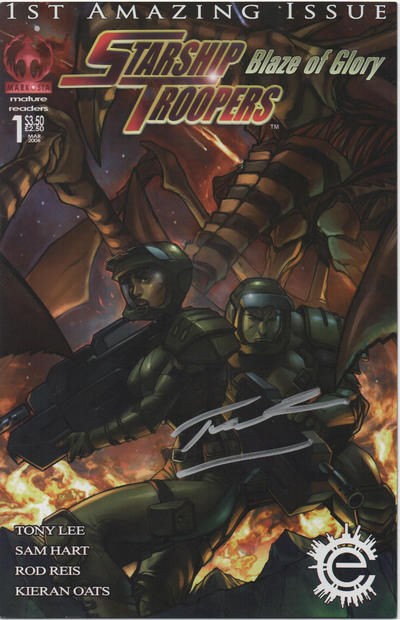 Cover for Starship Troopers: Blaze of Glory (Markosia Publishing, 2006 series) #1 [Bristol Comic Expo Variant]