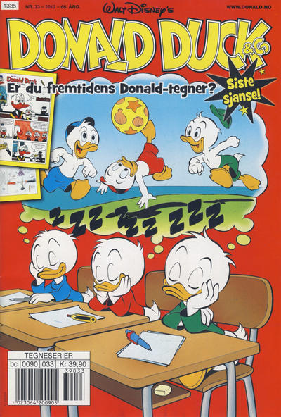 Cover for Donald Duck & Co (Hjemmet / Egmont, 1948 series) #33/2013