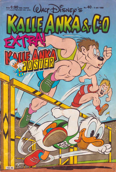 Cover for Kalle Anka & C:o (Hemmets Journal, 1957 series) #40/1988