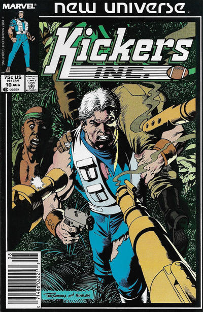 Cover for Kickers, Inc. (Marvel, 1986 series) #10 [Direct]