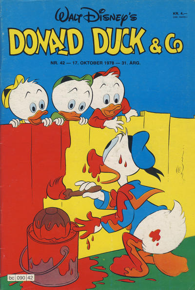 Cover for Donald Duck & Co (Hjemmet / Egmont, 1948 series) #42/1978