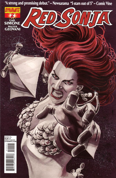 Cover for Red Sonja (Dynamite Entertainment, 2013 series) #2 [Cover A]